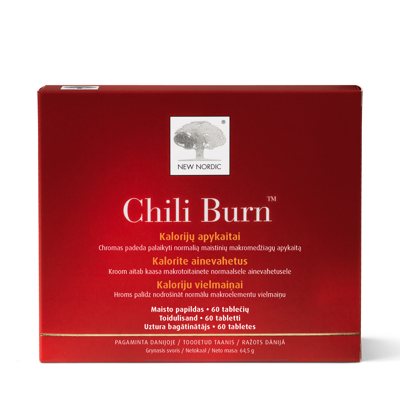 NEW NORDIC CHILI BURN, 60 tablečių
