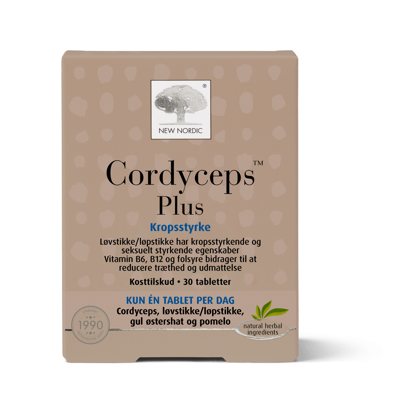 NEW NORDIC CORDYCEPS PLUS. 30 tablečių