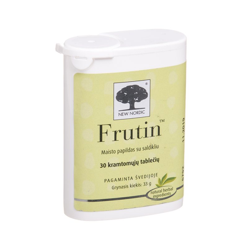 NEW NORDIC FRUTIN KRAMTOMOSIOS TABLETĖS, N30