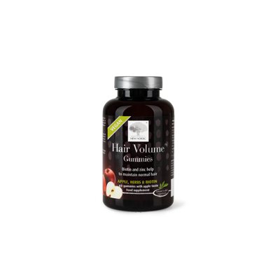NEW NORDIC HAIR VOLUME GUMMIES, 60 guminukų