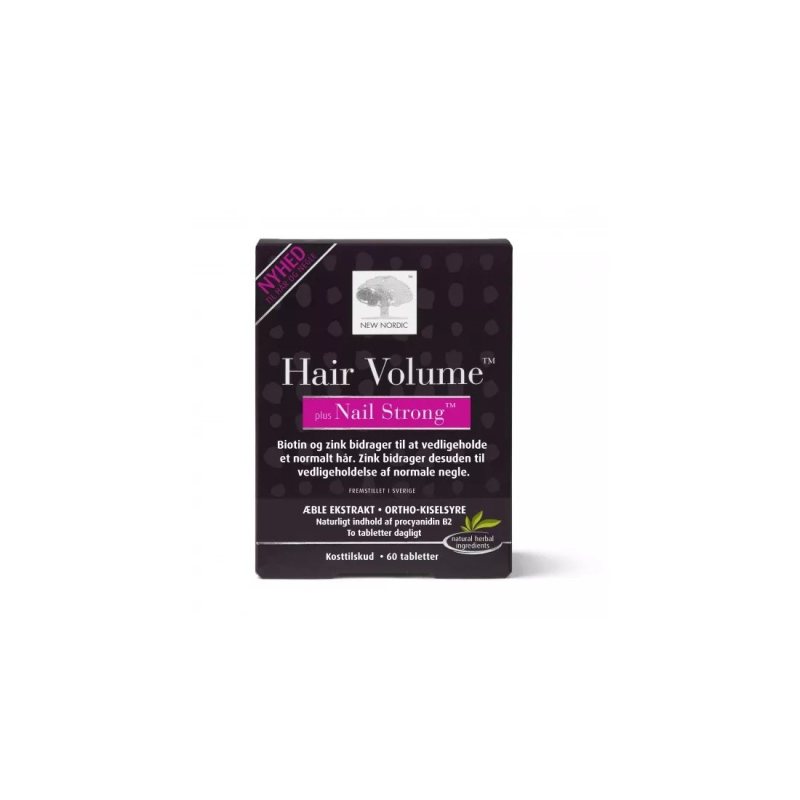 NEW NORDIC Hair Volume Plus Nail Strong tab. N60