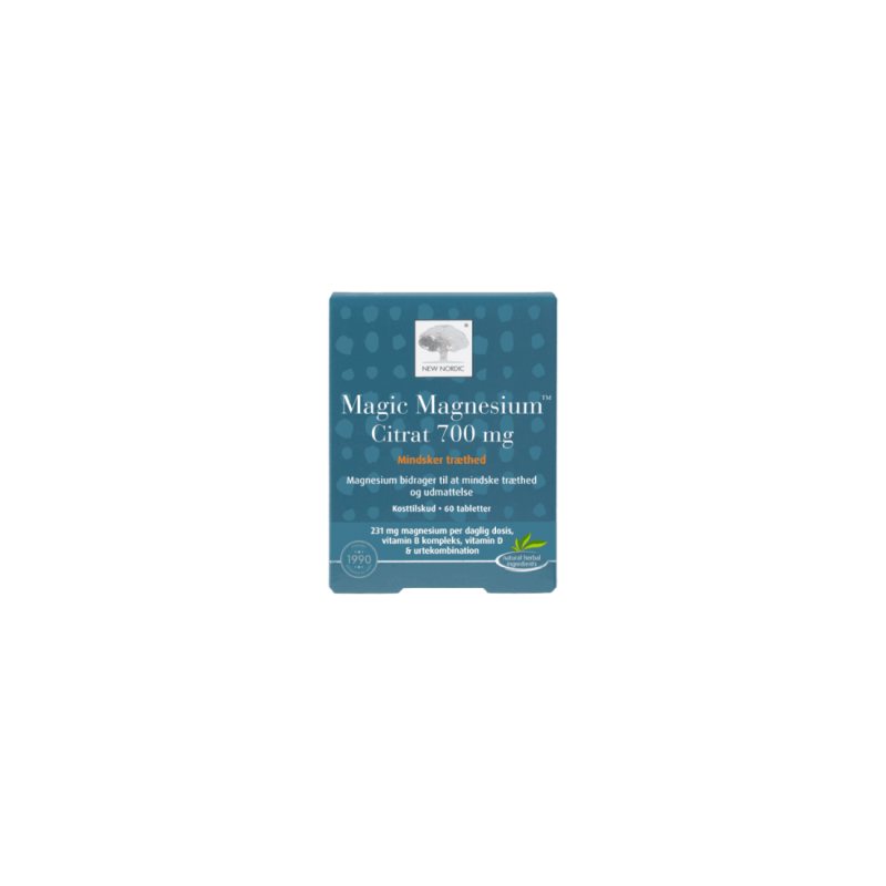 NEW NORDIC Magic Magnesium Citrat 700mg tab. N60