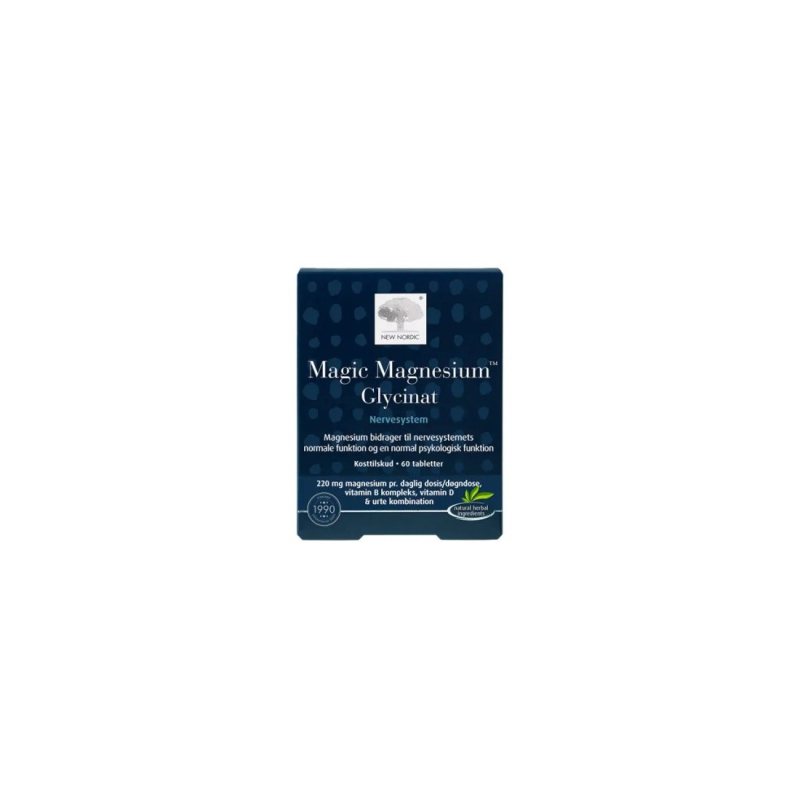NEW NORDIC Magic Magnesium Glycinat 550mg tab. N60
