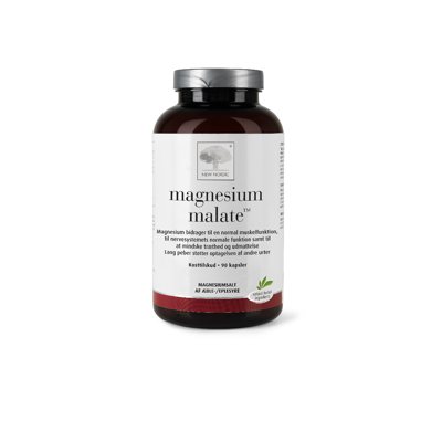 NEW NORDIC MAGNESIUM MALATE, 90 kapsulių