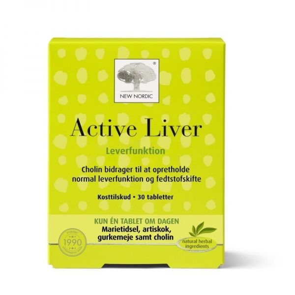 NEW NORDIC maisto papildas ACTIVE LIVER, 30 tab.