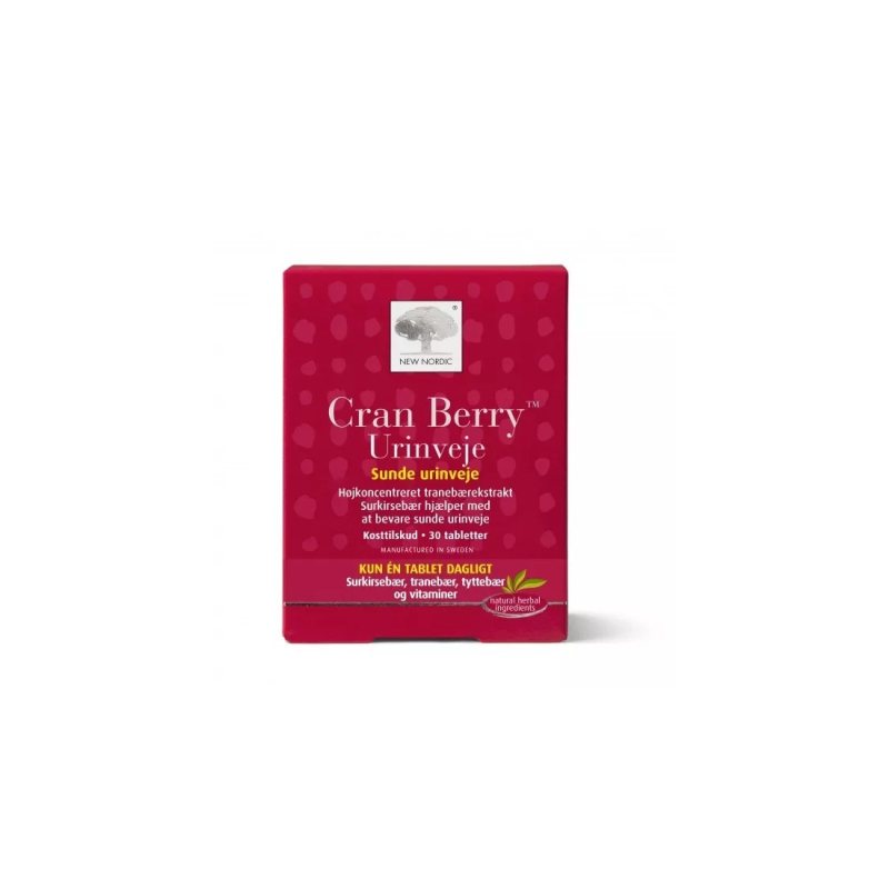 NEW NORDIC maisto papildas CRAN BERRY, 30 tab.