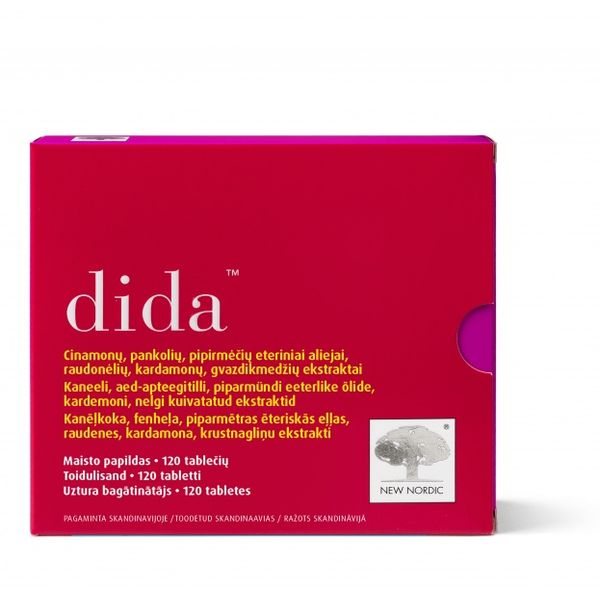 NEW NORDIC maisto papildas DIDA, 120 tab.