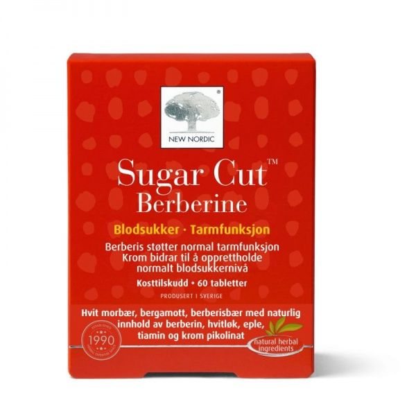 NEW NORDIC maisto papildas SUGAR CUT BERBERINE, 60 tab.