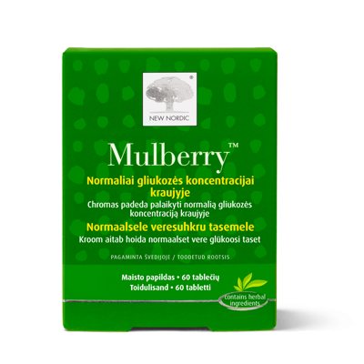 NEW NORDIC MULBERRY, 60 tablečių