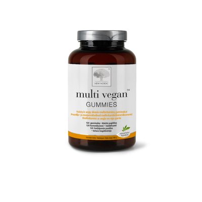 NEW NORDIC MULTI VEGAN GUMMIES, 120 guminukų