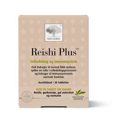 NEW NORDIC REISHI PLUS, 30 tablečių