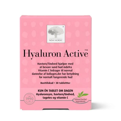 NEW NORDIC SKIN CARE HYALURON ACTIVE, 30 tablečių
