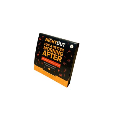 NIGHTOUT maisto papildas LENGVAM RYTUI, 4 šnypščiosios tabletės, 16 g