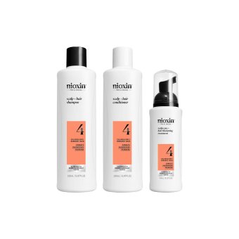 NIOXIN PRO CLINICAL plaukų priežiūros rinkinys stipriai retėjantiems plaukams SYSTEM4 KIT, 340 ml
