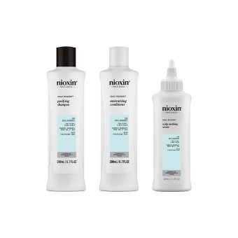 NIOXIN PRO CLINICAL pleiskanojančios galvos odos atstatymo rinkinys SCALP RECOVERY KIT, 500 ml