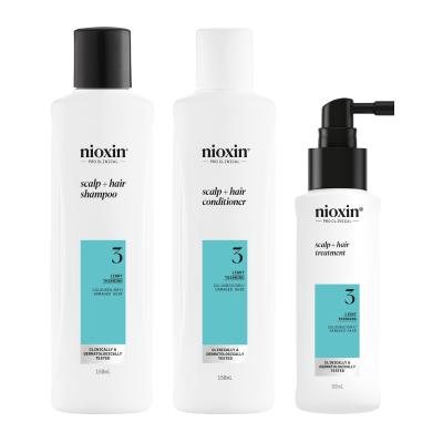 NIOXIN Pro Clinical SYSTEM 3 KIT - Nioxin priežiūros produktų rinkinys +150ml+50ml, 150 ml