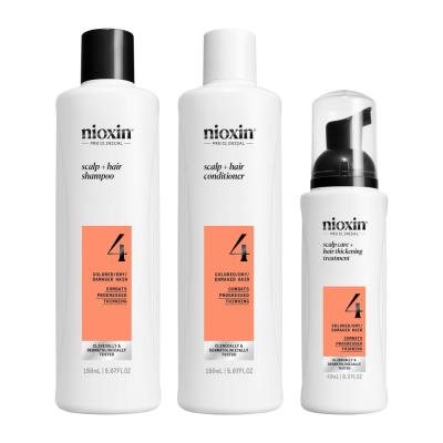 NIOXIN Pro Clinical SYSTEM4 KIT - Nioxin priežiūros produktų rinkinys +150ml+40ml, 150 ml
