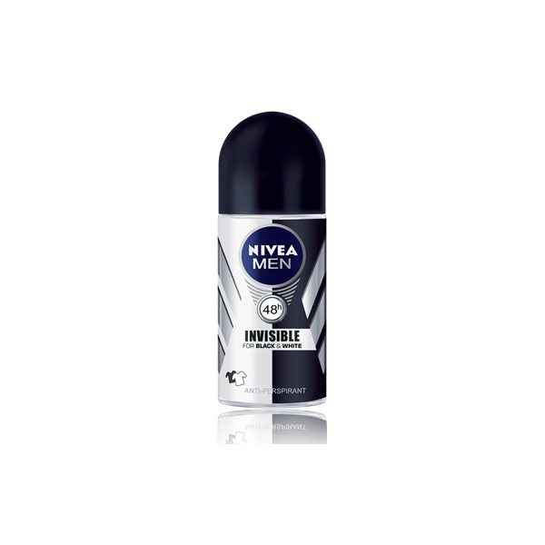 NIVEA rutulinis dezodorantas vyrams BLACK-WHITE POWER, 50 ml