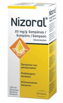 NIZORAL 20 mg/g šampūnas, 100 ml