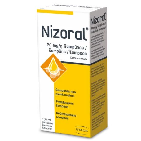 NIZORAL 20mg/ml šampūnas, Vnt, 100 ml