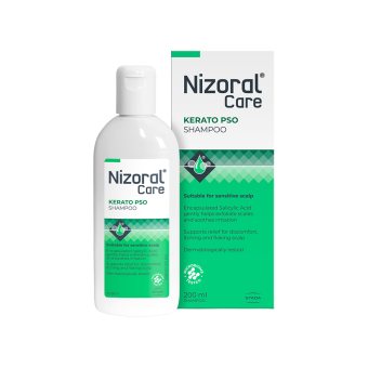 NIZORAL CARE, šampūnas galvos odai, turinčiai polinkį į psoriazę, KERATO PSO, 200 ml