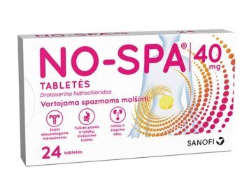 NO-SPA 40 mg tabletės N24