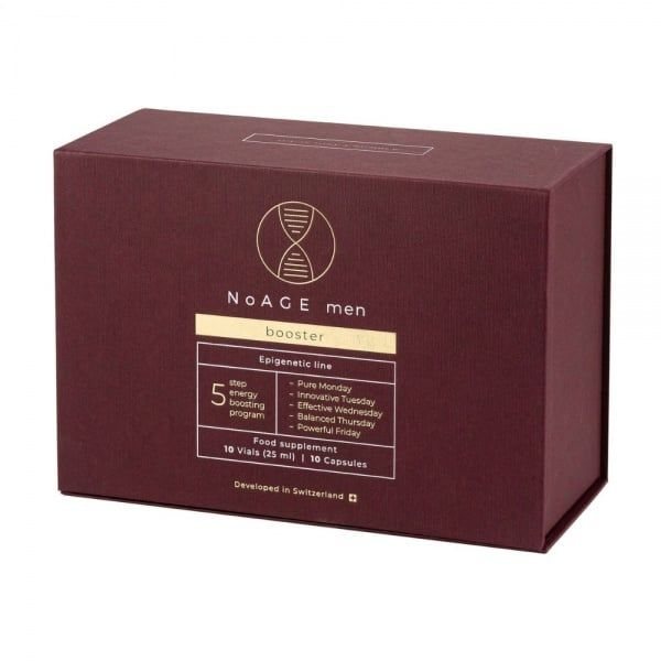 NOAGE maisto papildas MEN BOOSTER MINI, 10 vnt. x 25 ml, 10 kaps.