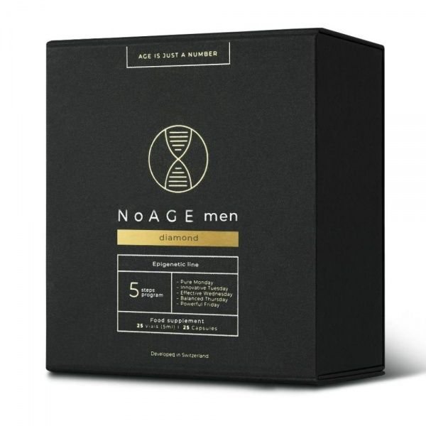 NOAGE maisto papildas MEN DIAMOND, 25 vnt. x 25 ml, 25 kaps.