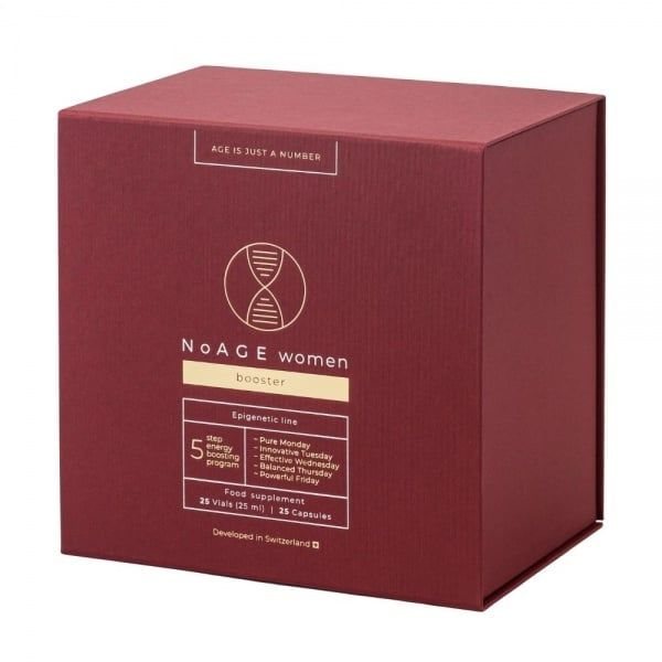 NOAGE maisto papildas WOMEN BOOSTER, 25 vnt. x 25 ml, 25 kaps.