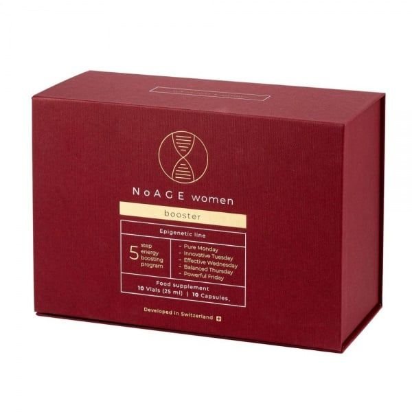 NOAGE maisto papildas WOMEN BOOSTER MINI, 10 vnt. x 25 ml, 10 kaps.