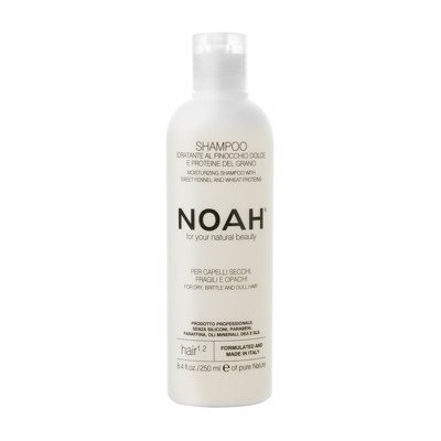 NOAH 1.2 MOISTURIZING SHAMPOO, šampūnas sausiems ir lūžinėjantiems plaukams, 250 ml