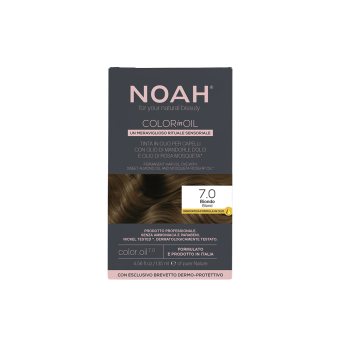 NOAH, aliejiniai plaukų dažai COLOR IN OIL 7.0 BLOND, 135 ml