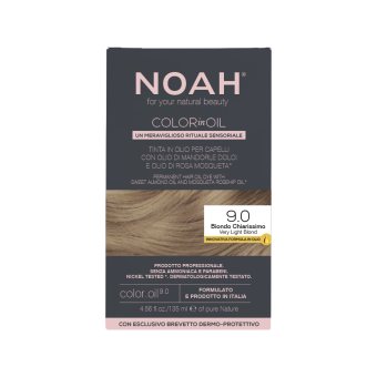 NOAH, aliejiniai plaukų dažai COLOR IN OILl 9.0 VERY LIGHT BLOND, 135 ml, 135 ml