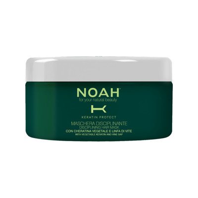 NOAH KERATIN PROTECT DISCIPLINING HAIR MASK, glotninamoji plaukų kaukė su augaliniu keratinu, 200 ml