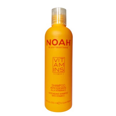NOAH VITAMINS ANTIOXIDANT SHAMPOO, stiprinamasis šampūnas su vitaminu E, 250 ml