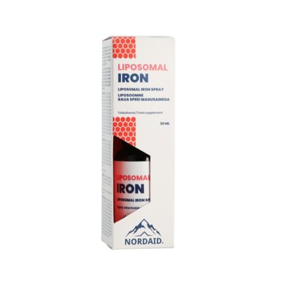 Nordaid Liposomal Iron spray, 200 papurškimų, 30 ml