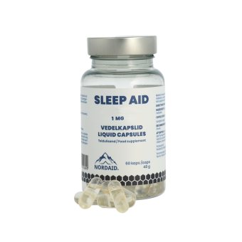 Nordaid maisto papildas Sleep Aid Strong 1 mg, 60 kapsulių