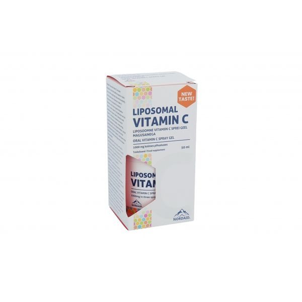 NORDAID purškiamas maisto papildas VITAMINAS C 1000 mg, liposominis, 50 ml