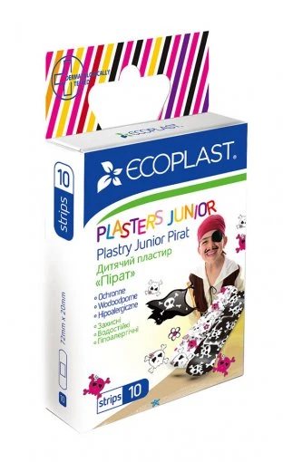 NORDEPLAST EcoPlast Piratas vaikams, N10, 10 vnt