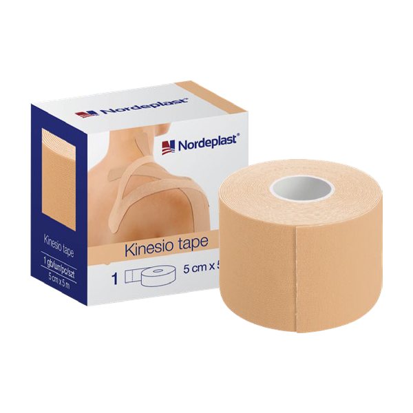 NORDEPLAST kineziterapinis pleistras 5cmx kūno spalvos N1, 5 m