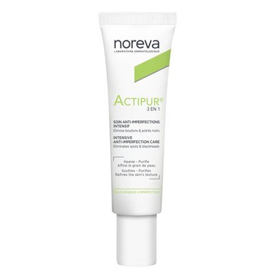 NOREVA ACTIPUR 3 IN 1, priemonė nuo spuogų, 30 ml