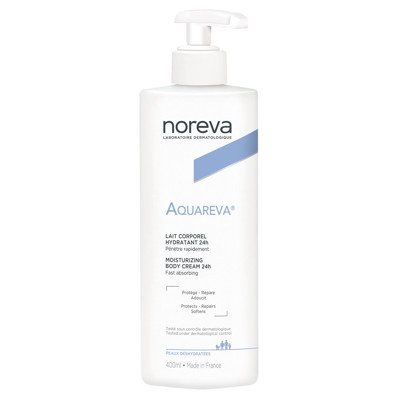 NOREVA AQUAREVA, 24 val. drėkinantis kūno kremas, 400 ml