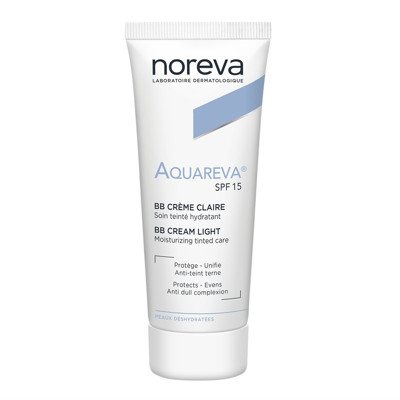 NOREVA drėkinamasis toninis BB kremas AQUAREVA®, SPF 15, šviesaus atspalvio, 40 ml