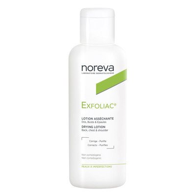 NOREVA EXFOLIAC, losjonas veidui, nugarai ir krūtinei, 125 ml
