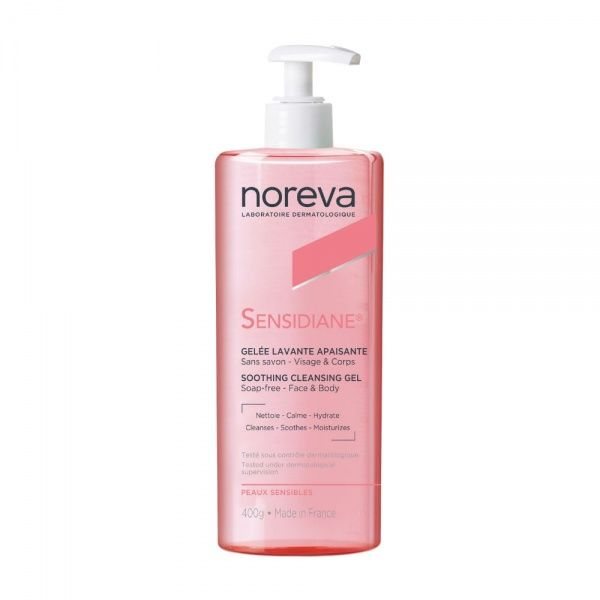 NOREVA gelinis veido ir kūno prausiklis SENSIDIANE, 400 ml