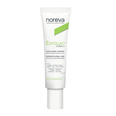 NOREVA kremas nuo spuogų EXFOLIAC GLOBAL 6, 30 ml
