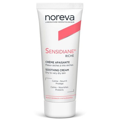 NOREVA SENSIDIANE, maitinamasis riebesnės konsistencijos kremas jautriai odai, 40 ml