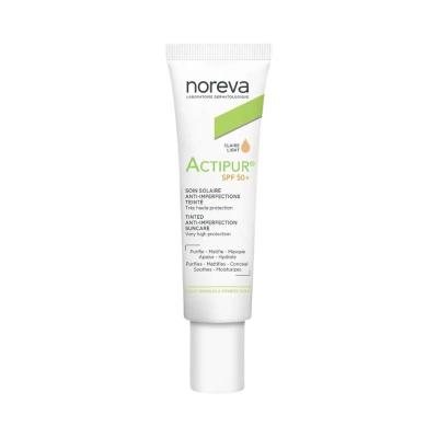 NOREVA toninis BB veido kremas SPF50+ ACTIPUR®, šviesaus atspalvio, 30 ml