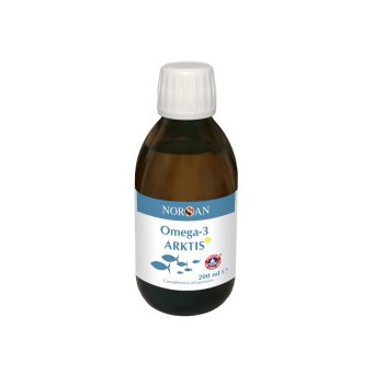 NORSAN OMEGA-3 ARKTIS su vitaminu D, citrinų skonio, 200 ml