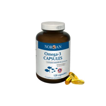 NORSAN OMEGA-3 CAPSULES, 120 kapsulių